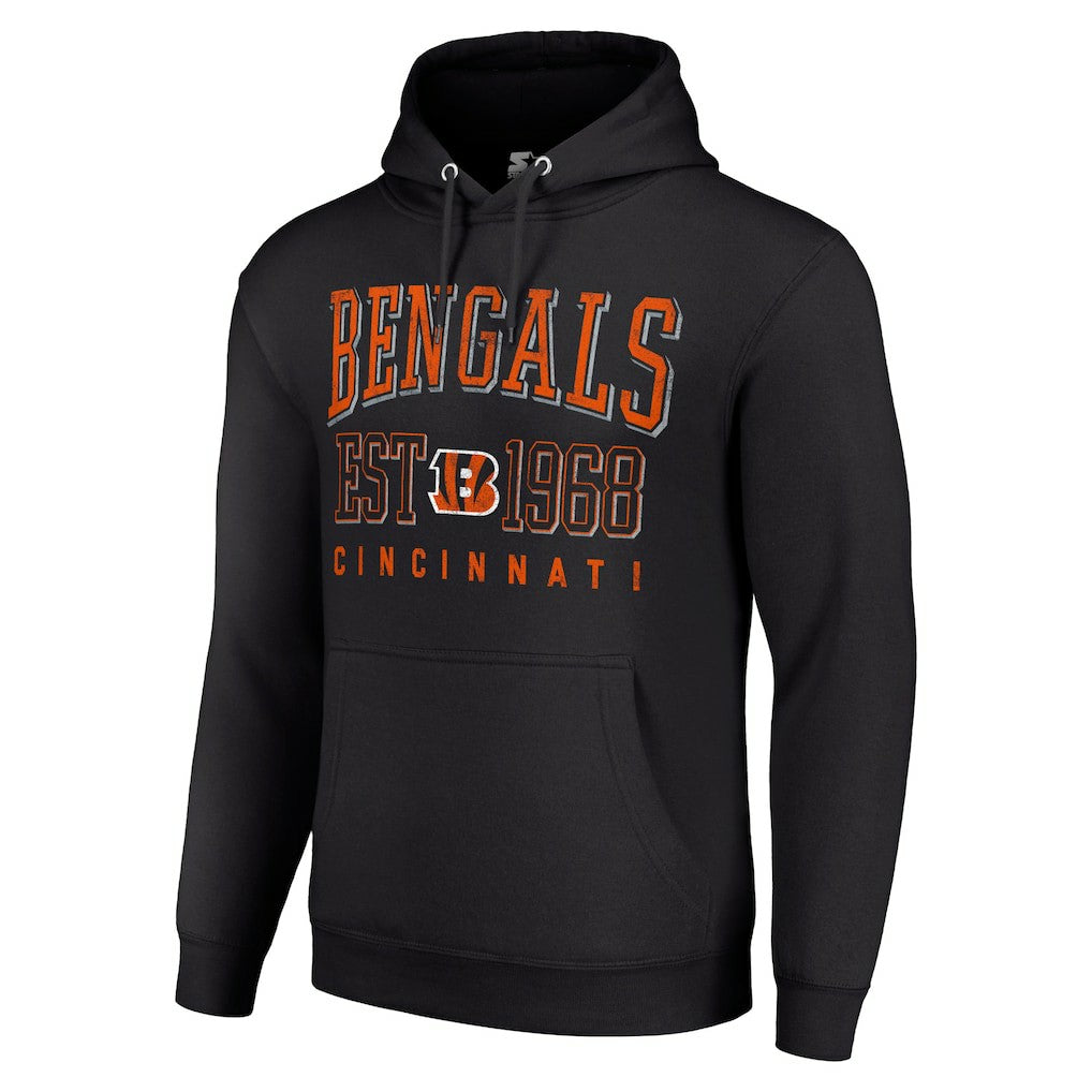 Cincinnati Bengals  Starter Unisex Throwback Logo Pullover Hoodie