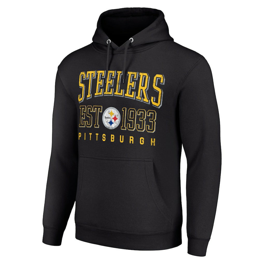 Pittsburgh Steelers  Starter Unisex Throwback Logo Pullover Hoodie