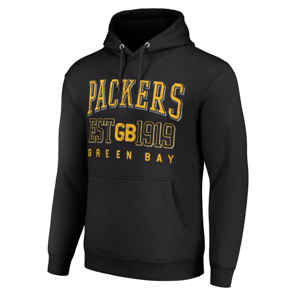 Green Bay Packers  Starter Unisex Throwback Logo Pullover Hoodie