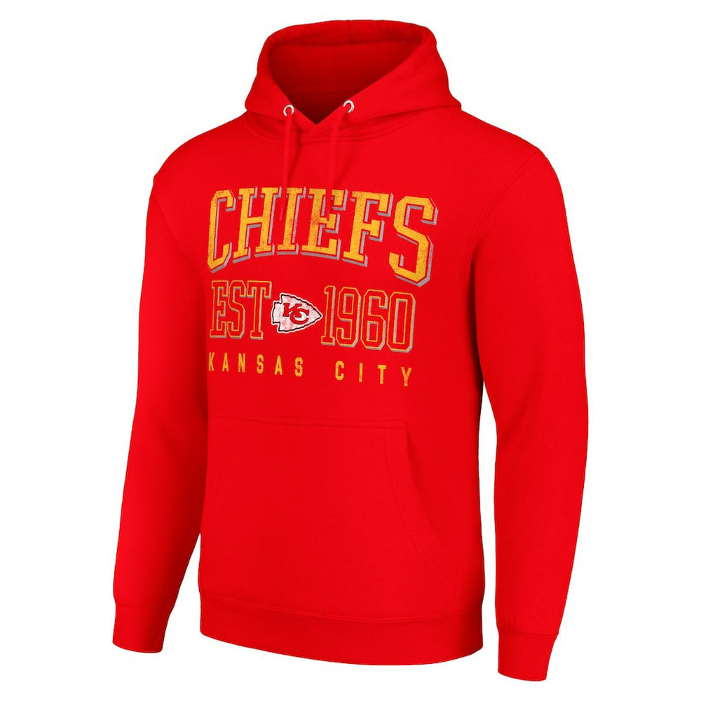 Kansas City Chiefs  Starter Unisex Throwback Logo Pullover Hoodie