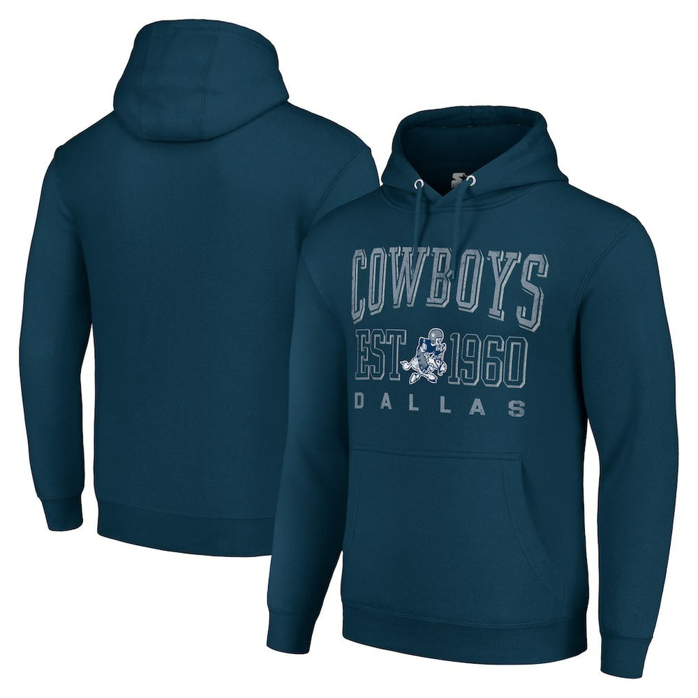 Dallas Cowboys  Starter Unisex Throwback Logo Pullover Hoodie