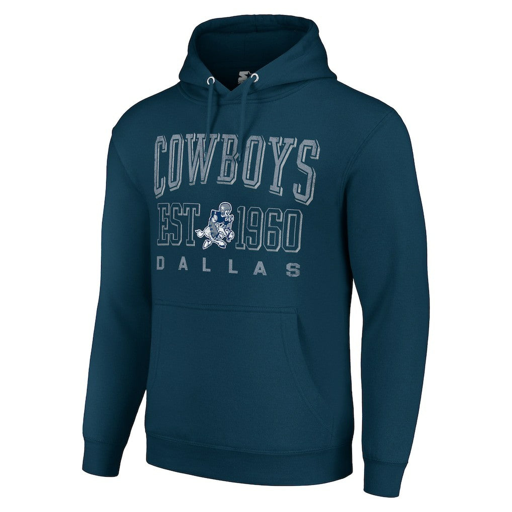Dallas Cowboys  Starter Unisex Throwback Logo Pullover Hoodie