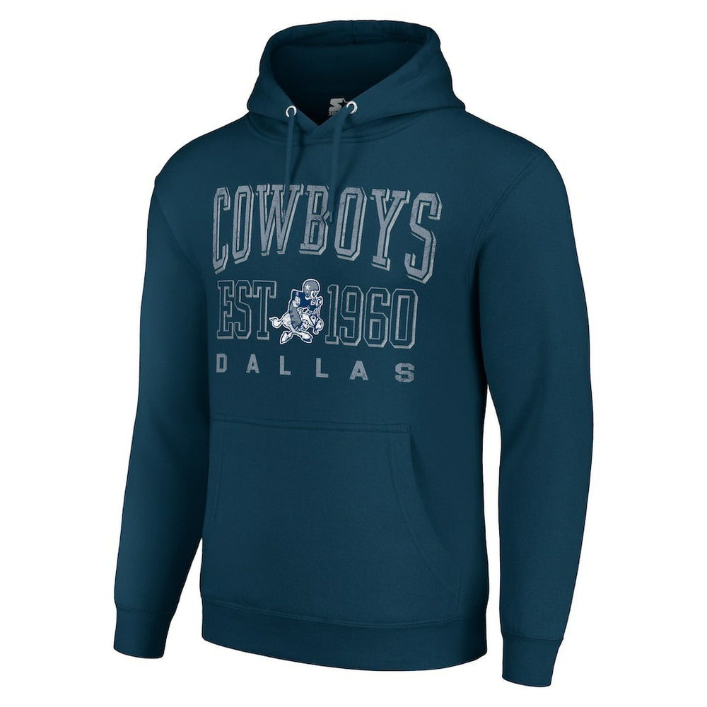Dallas Cowboys  Starter Unisex Throwback Logo Pullover Hoodie