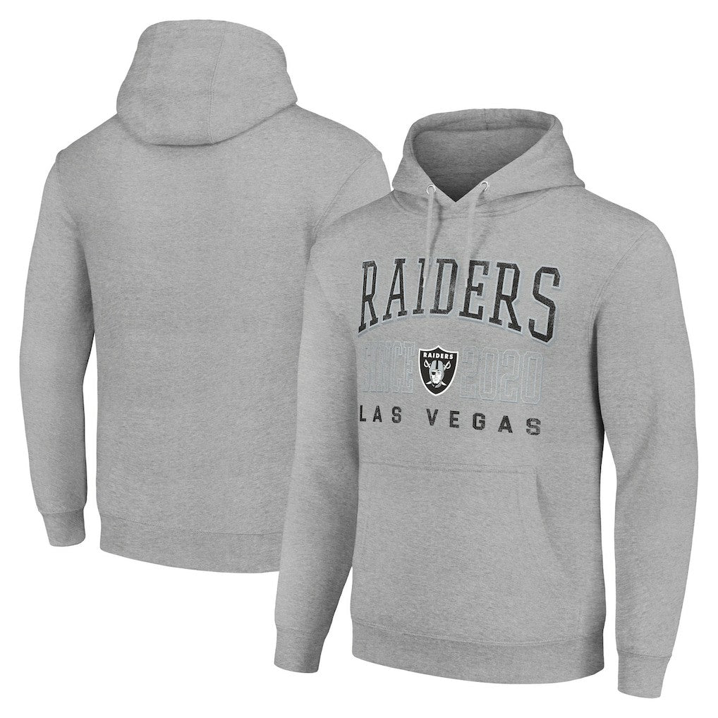 Las Vegas Raiders  Starter Unisex Throwback Logo Pullover Hoodie