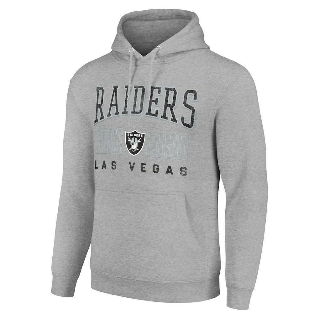 Las Vegas Raiders  Starter Unisex Throwback Logo Pullover Hoodie