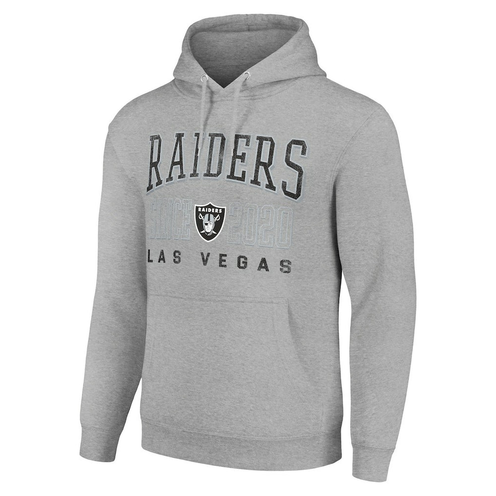 Las Vegas Raiders  Starter Unisex Throwback Logo Pullover Hoodie