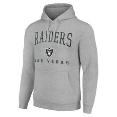Las Vegas Raiders  Starter Unisex Throwback Logo Pullover Hoodie