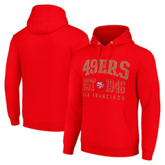 San Francisco 49ers  Starter Unisex Throwback Logo Pullover Hoodie