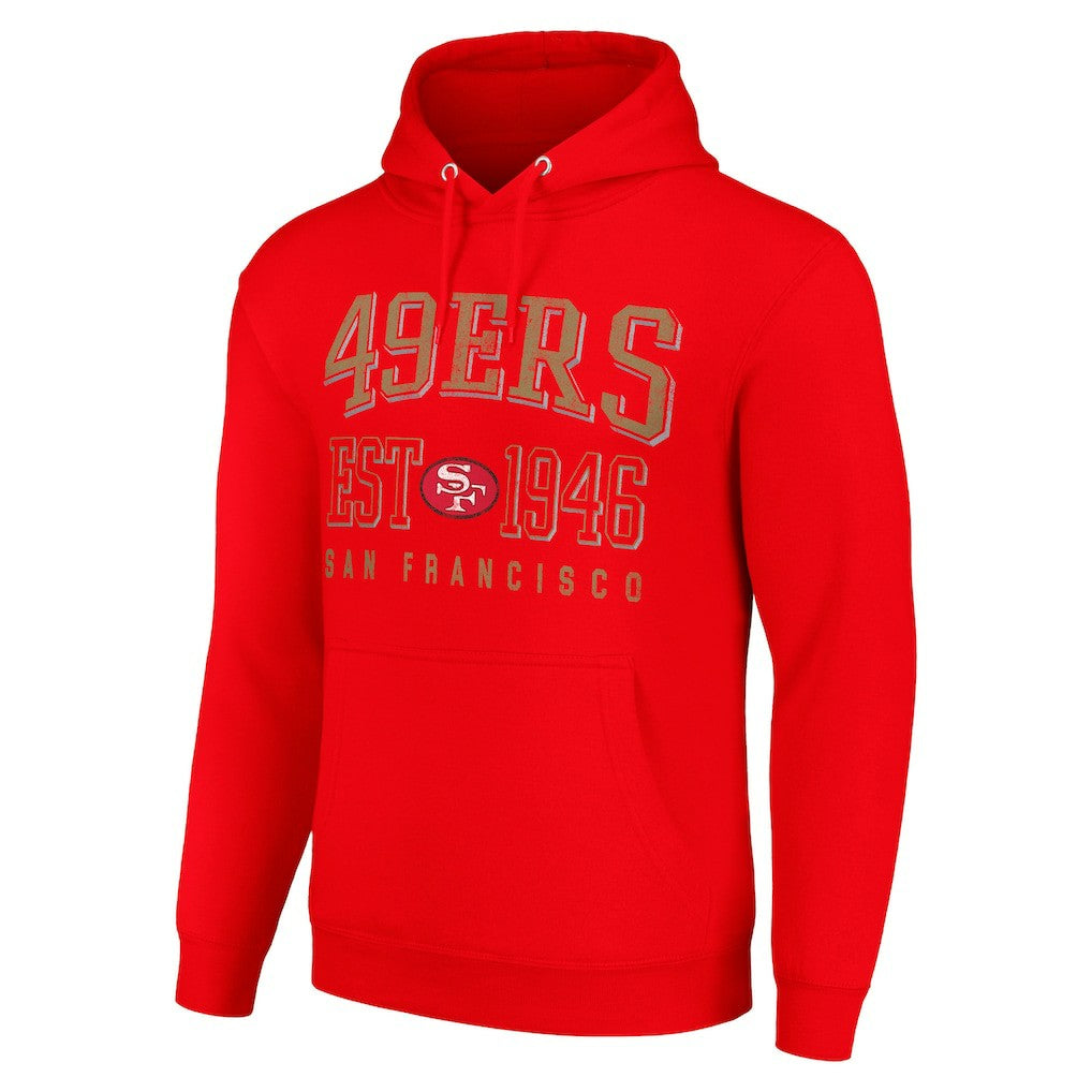 San Francisco 49ers  Starter Unisex Throwback Logo Pullover Hoodie
