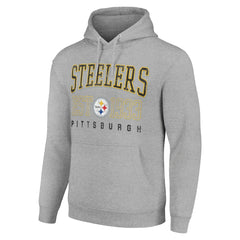 Pittsburgh Steelers  Starter Unisex Throwback Logo Pullover Hoodie
