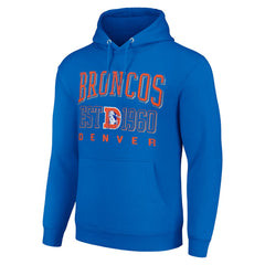 Denver Broncos  Starter Unisex Throwback Logo Pullover Hoodie