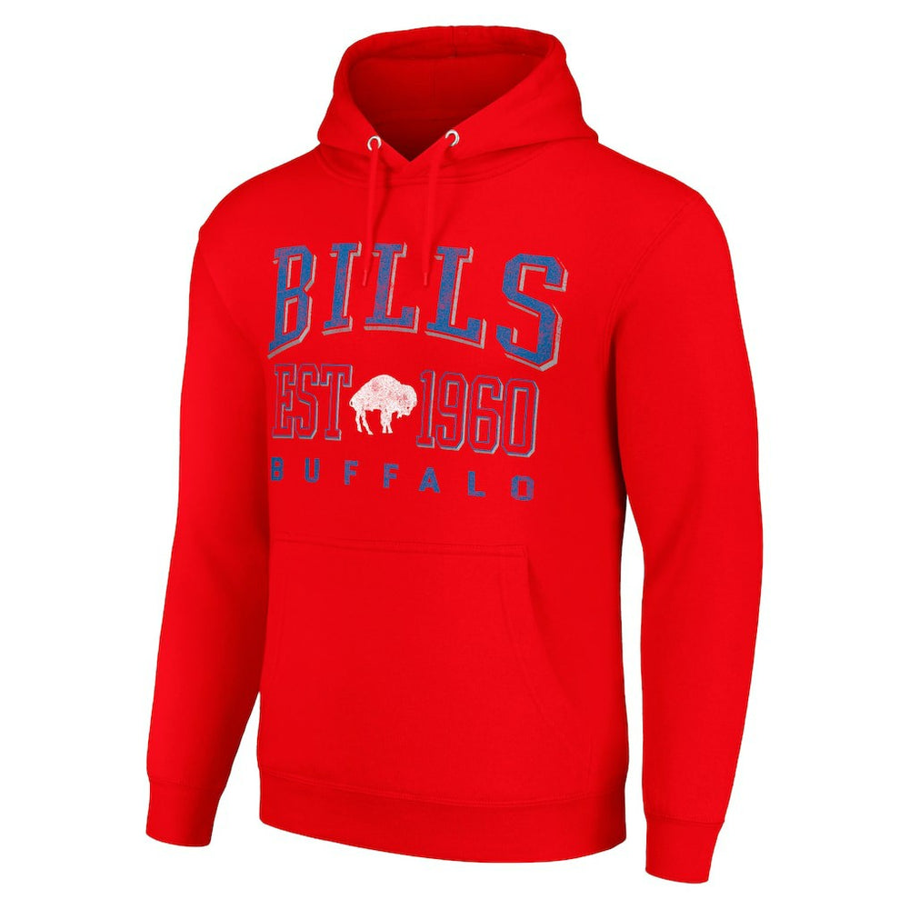 Buffalo Bills  Starter Unisex Throwback Logo Pullover Hoodie
