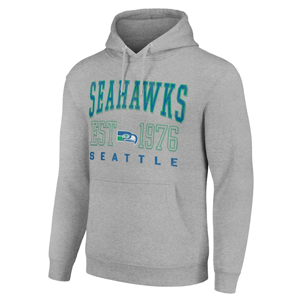 Seattle Seahawks  Starter Unisex Throwback Logo Pullover Hoodie