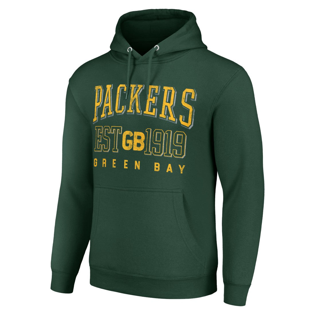 Green Bay Packers  Starter Unisex Throwback Logo Pullover Hoodie
