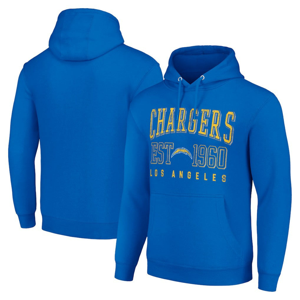 Los Angeles Chargers  Starter Unisex Throwback Logo Pullover Hoodie