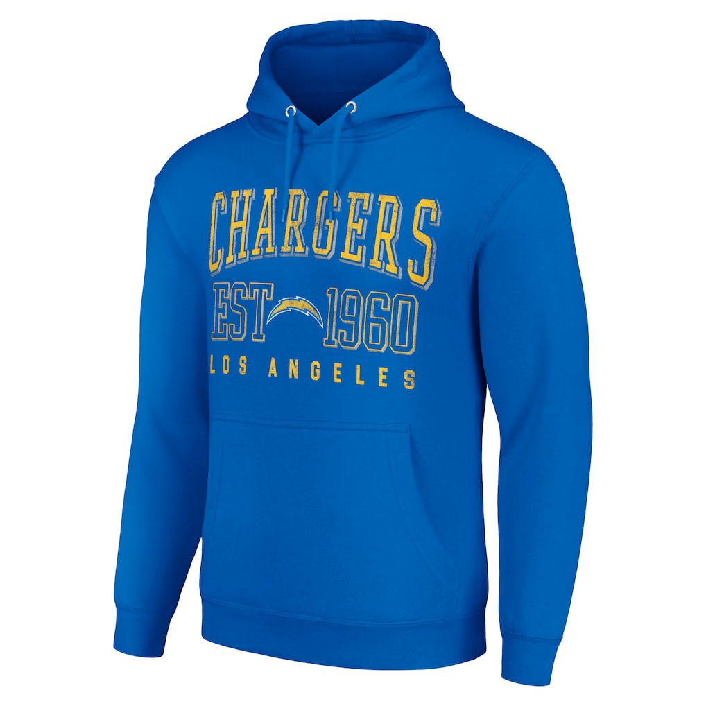Los Angeles Chargers  Starter Unisex Throwback Logo Pullover Hoodie