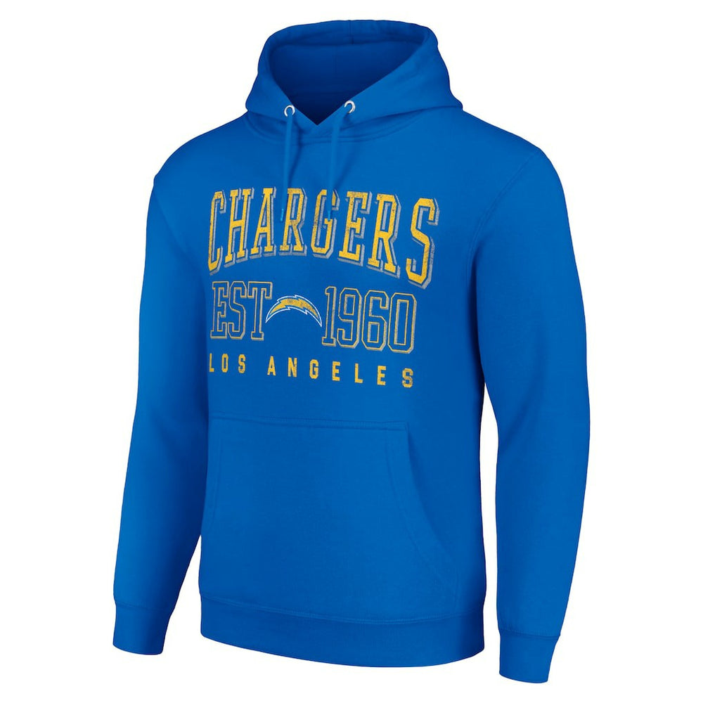 Los Angeles Chargers  Starter Unisex Throwback Logo Pullover Hoodie