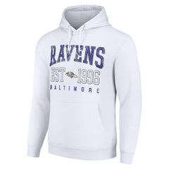 Baltimore Ravens  Starter Unisex Throwback Logo Pullover Hoodie