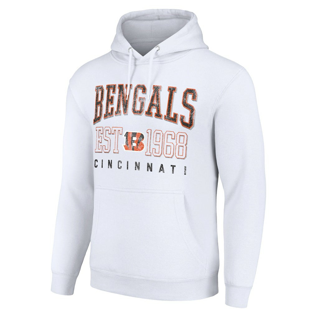 Cincinnati Bengals  Starter Unisex Throwback Logo Pullover Hoodie