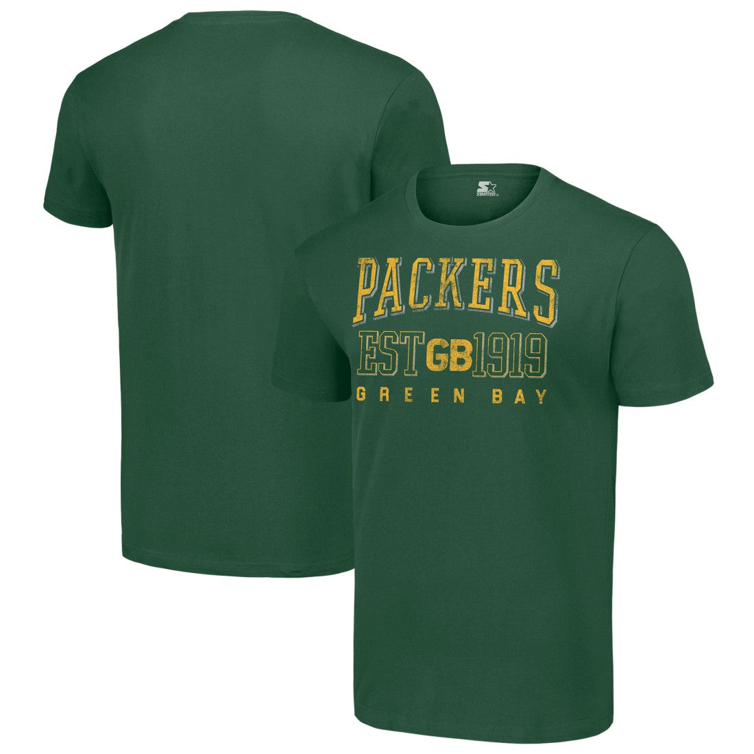 Green Bay Packers  Starter Throwback Logo T-Shirt