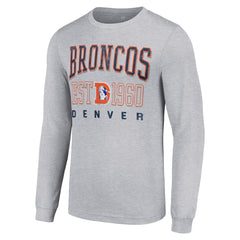 Denver Broncos  Starter Throwback Logo Long Sleeve T-Shirt
