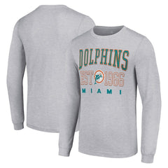 Miami Dolphins  Starter Throwback Logo Long Sleeve T-Shirt