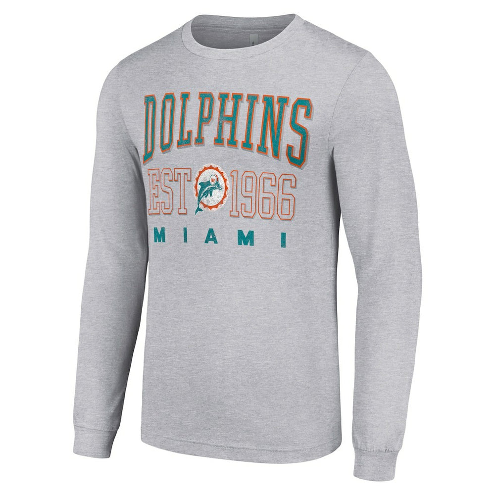 Miami Dolphins  Starter Throwback Logo Long Sleeve T-Shirt