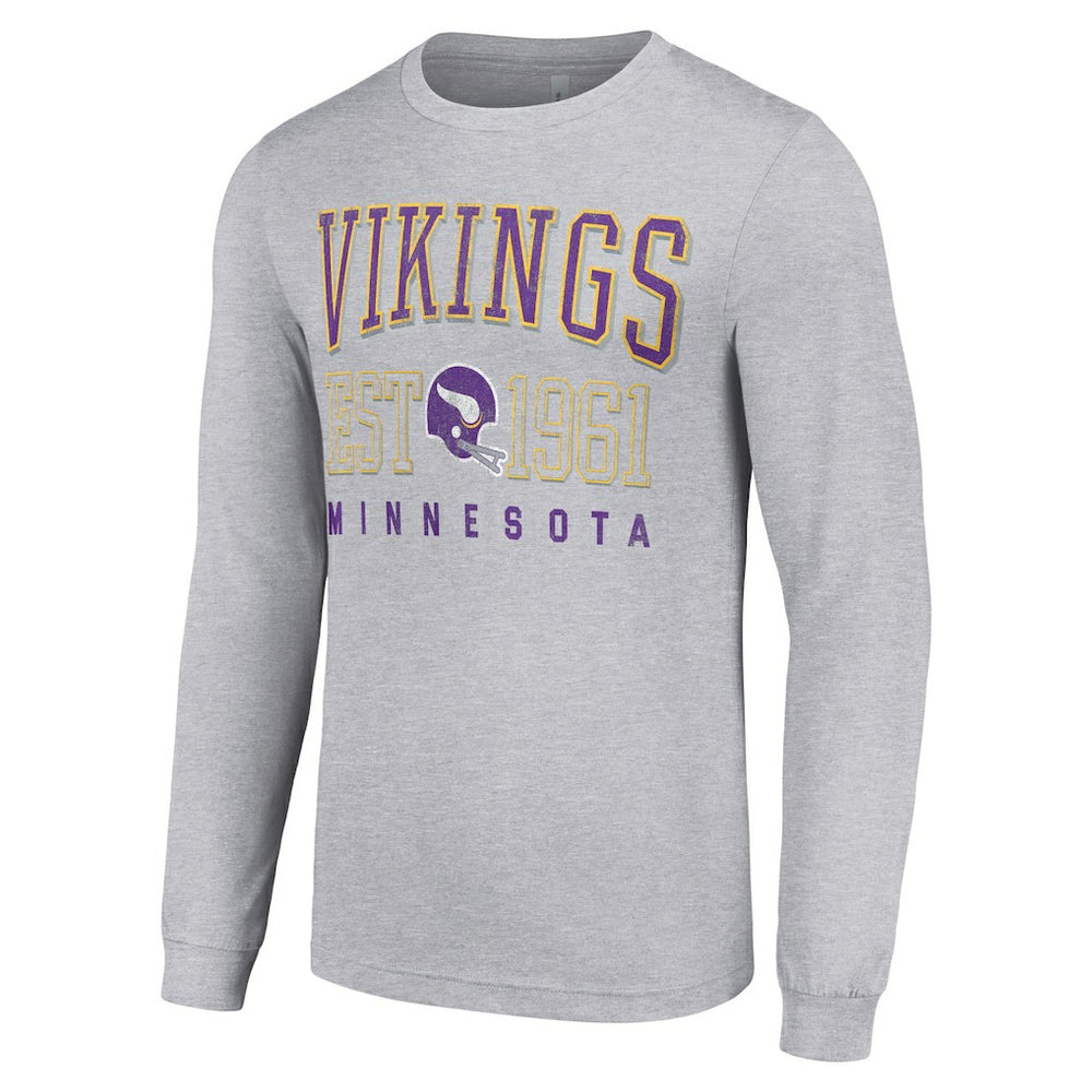 Minnesota Vikings  Starter Throwback Logo Long Sleeve T-Shirt