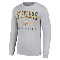 Pittsburgh Steelers  Starter Throwback Logo Long Sleeve T-Shirt