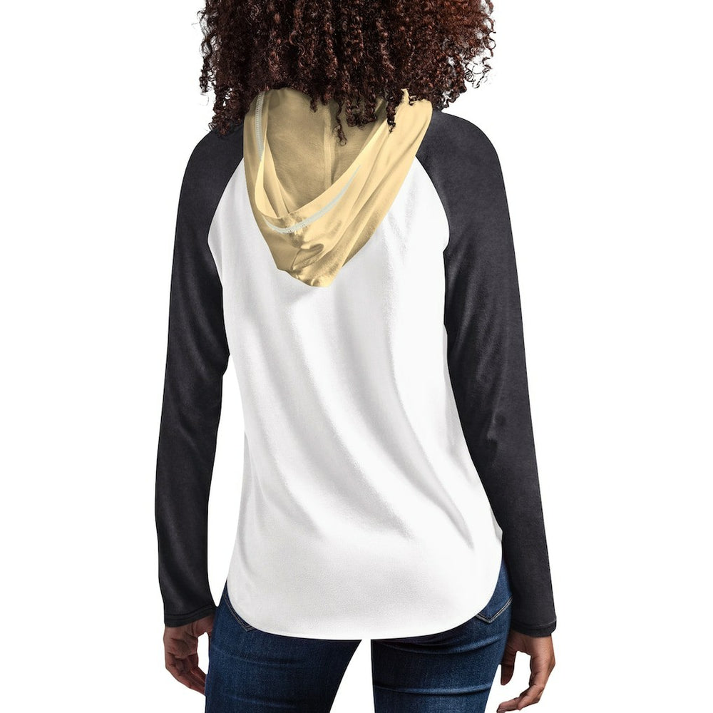 New Orleans Saints  G-III 4Her by Carl Banks Women's MVP Raglan Hooded Long Sleeve T-Shirt