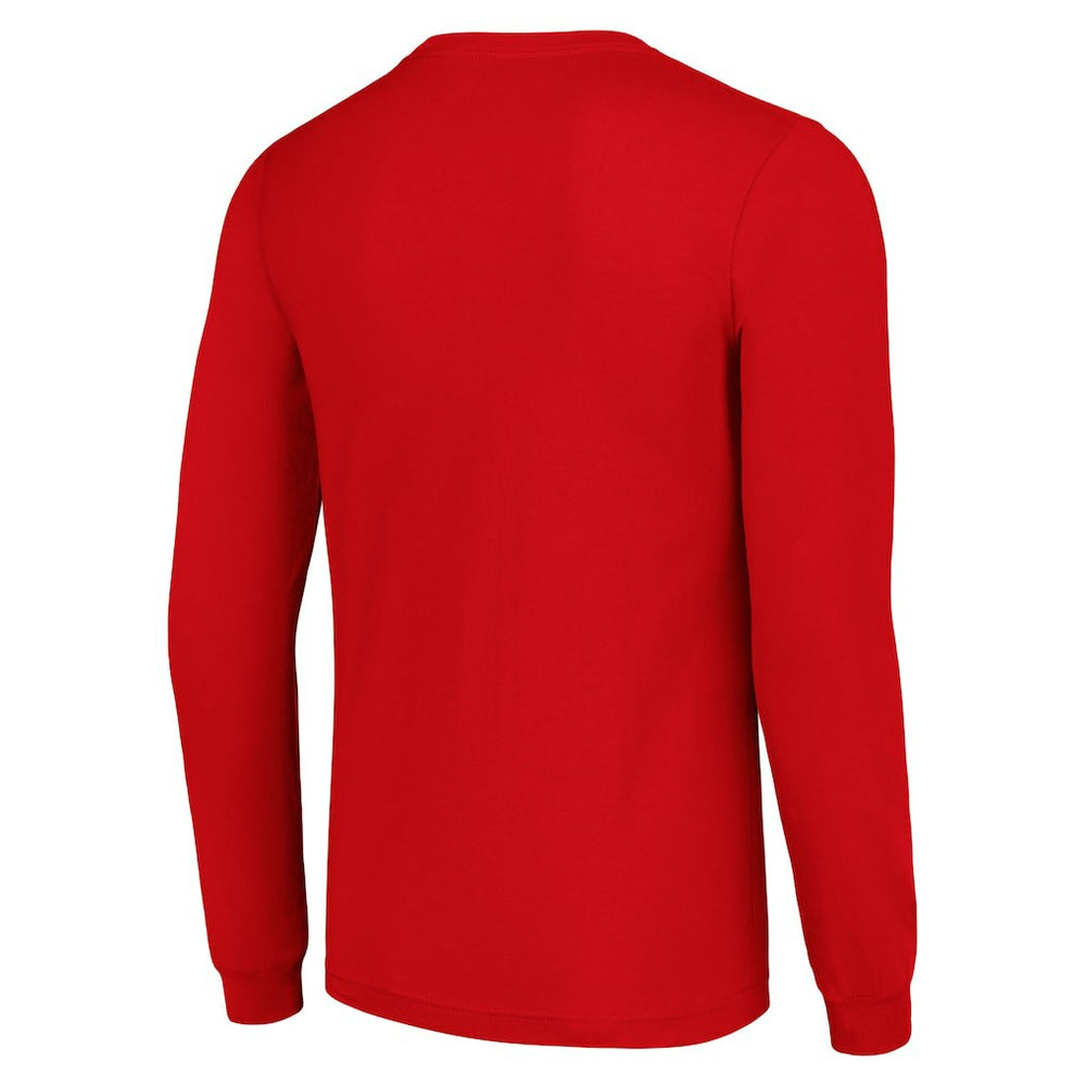 Kansas City Chiefs  Starter Half Helmet Logo Long Sleeve T-Shirt