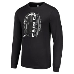 Philadelphia Eagles  Starter Half Helmet Logo Long Sleeve T-Shirt