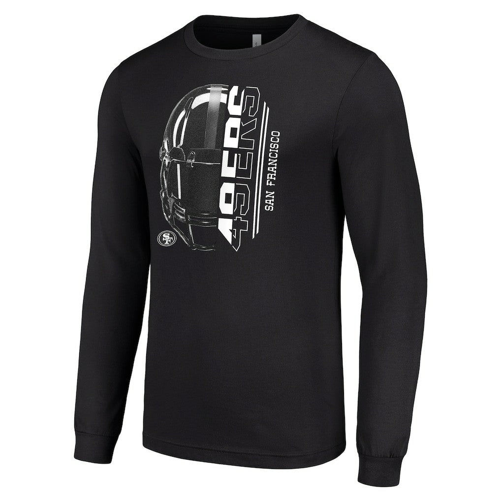 San Francisco 49ers  Starter Half Helmet Logo Long Sleeve T-Shirt