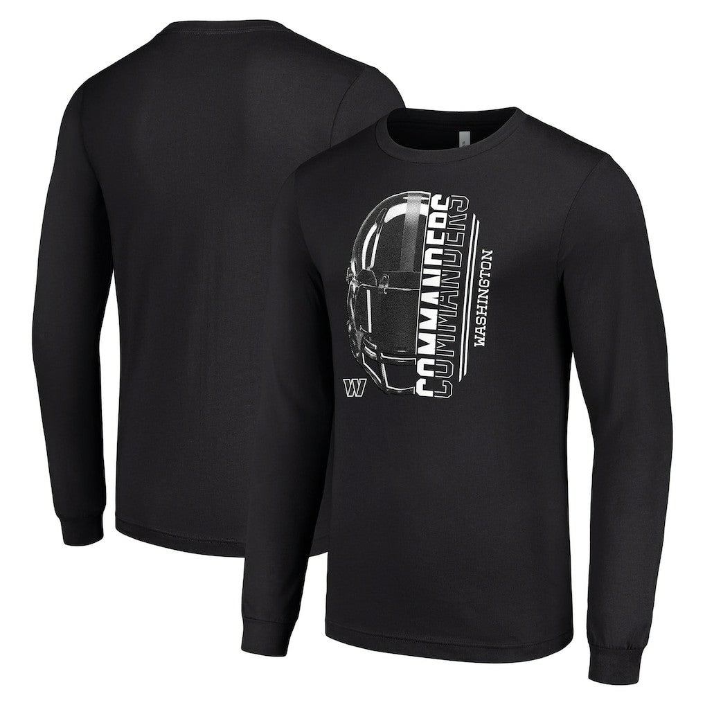 Washington Commanders  Starter Half Helmet Logo Long Sleeve T-Shirt