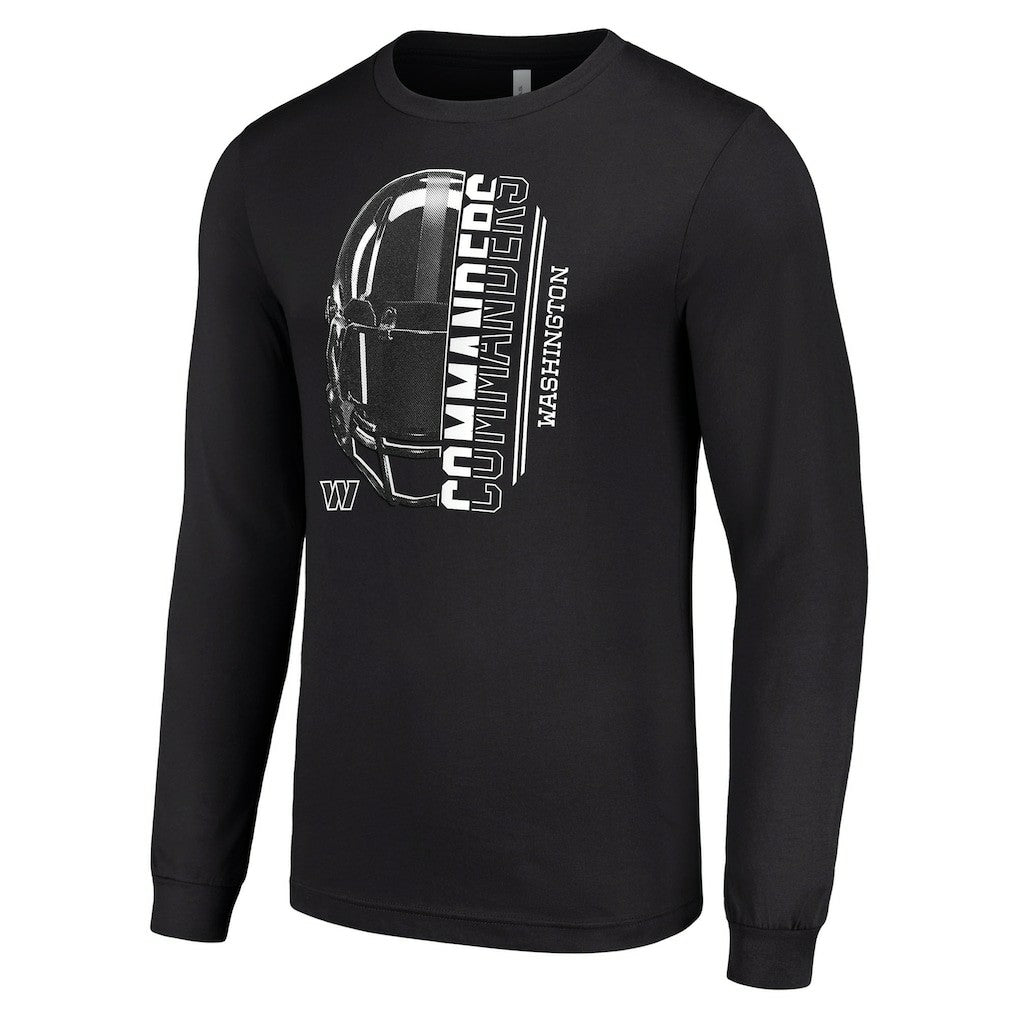 Washington Commanders  Starter Half Helmet Logo Long Sleeve T-Shirt