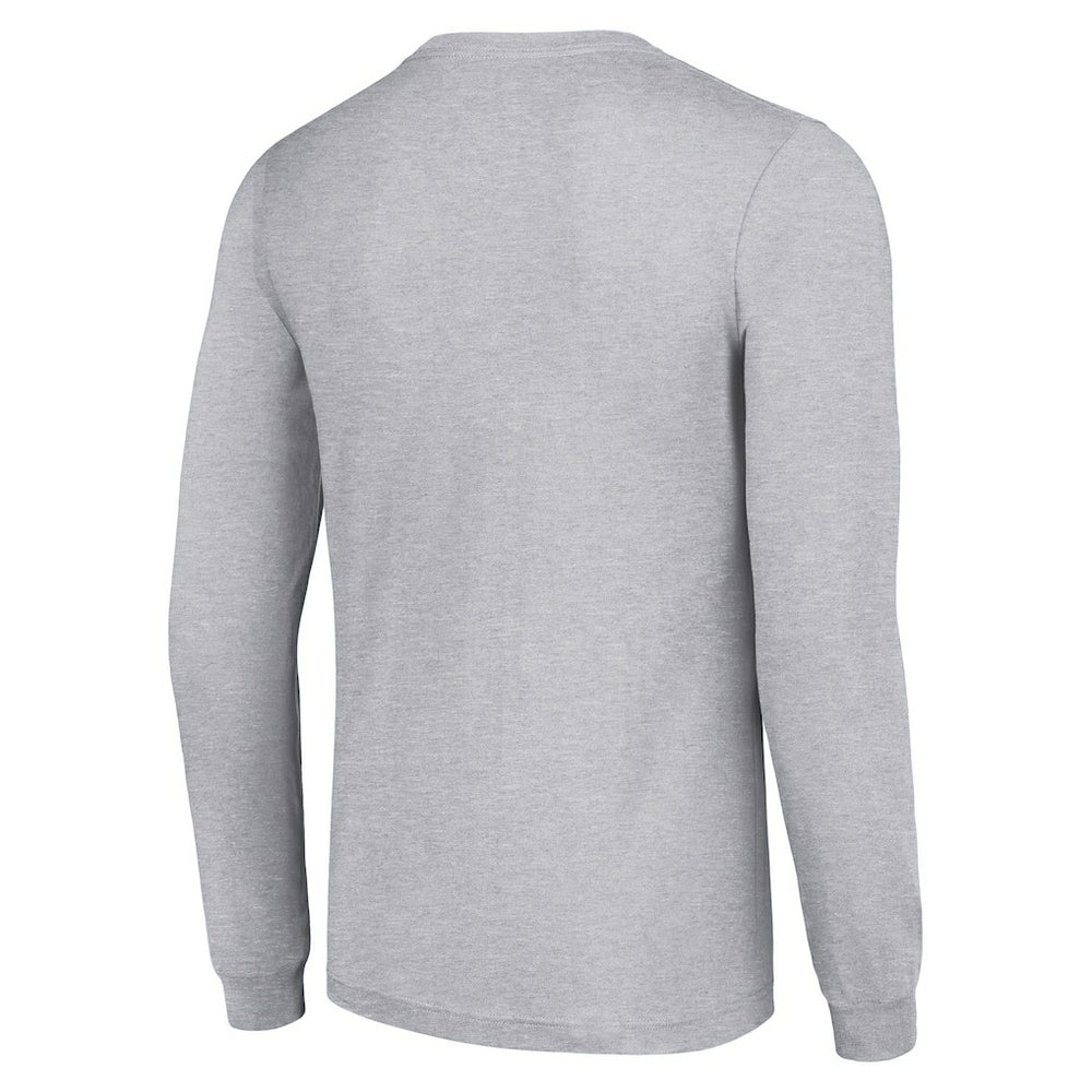 Pittsburgh Steelers  Starter Half Helmet Logo Long Sleeve Heathered T-Shirt