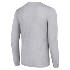 Pittsburgh Steelers  Starter Half Helmet Logo Long Sleeve Heathered T-Shirt