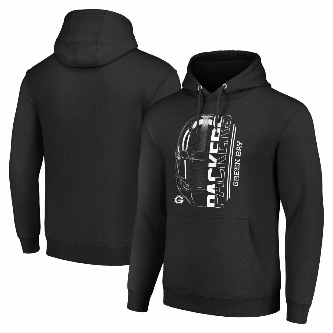 Green Bay Packers  Starter Unisex Half Helmet Logo Pullover Hoodie