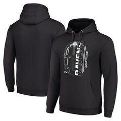 Baltimore Ravens  Starter Unisex Half Helmet Logo Pullover Hoodie