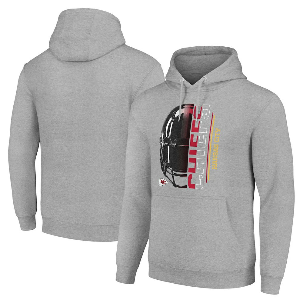 Kansas City Chiefs  Starter Unisex Half Helmet Logo Pullover Hoodie