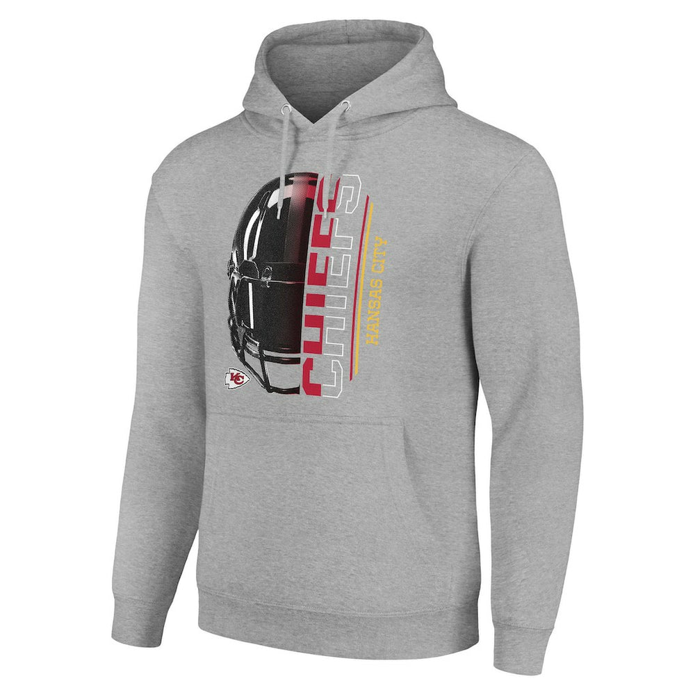 Kansas City Chiefs  Starter Unisex Half Helmet Logo Pullover Hoodie