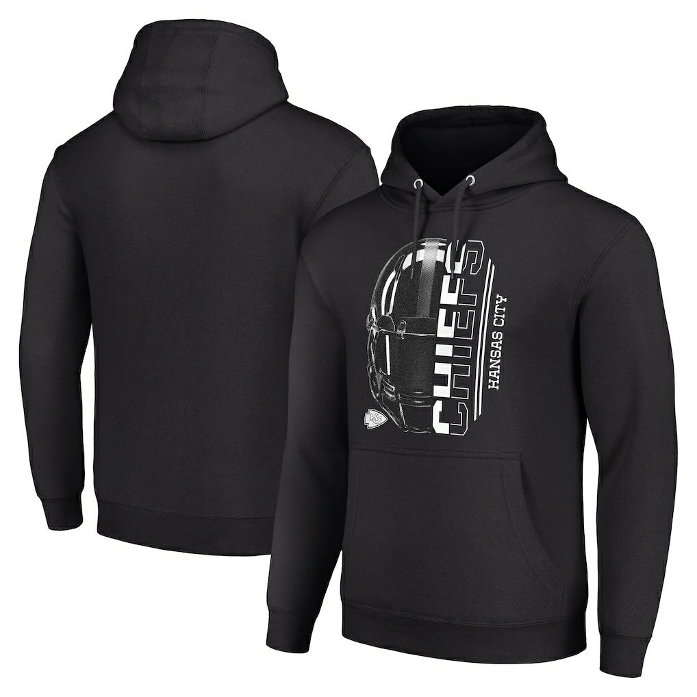 Kansas City Chiefs  Starter Unisex Half Helmet Logo Pullover Hoodie