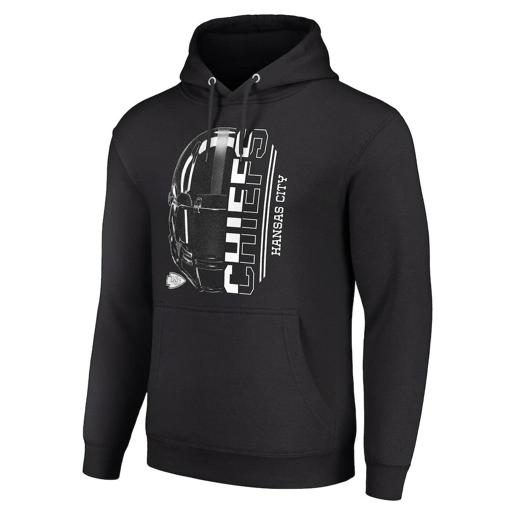 Kansas City Chiefs  Starter Unisex Half Helmet Logo Pullover Hoodie