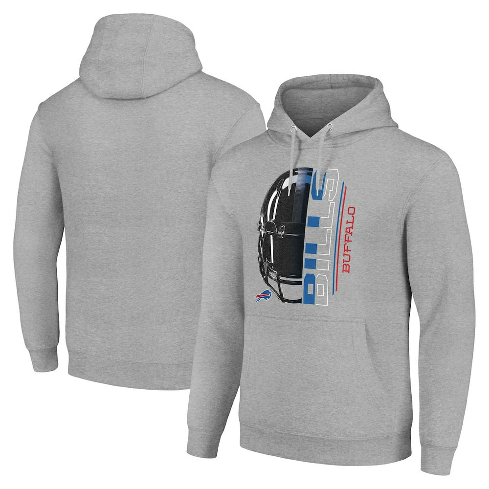 Buffalo Bills  Starter Unisex Half Helmet Logo Pullover Hoodie