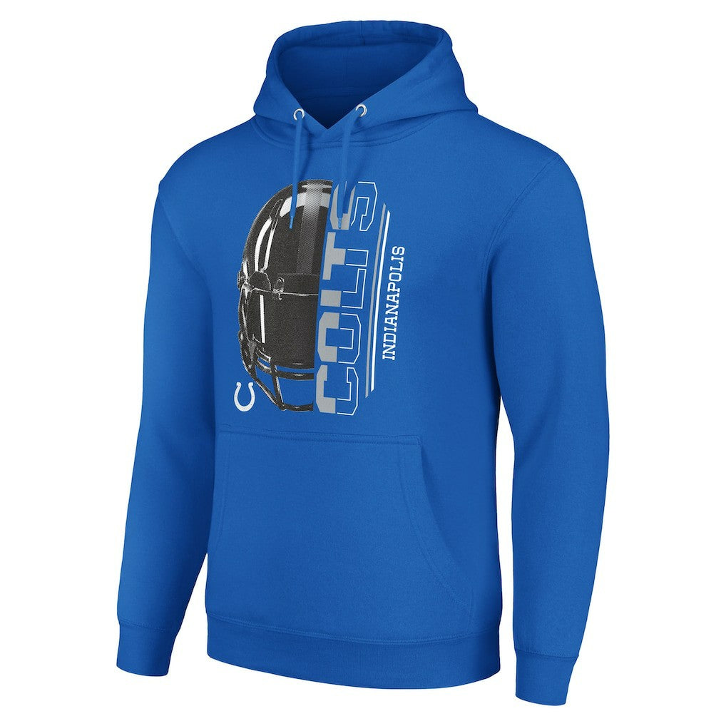 Indianapolis Colts  Starter Unisex Half Helmet Logo Pullover Hoodie