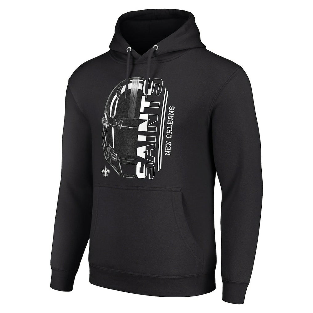 New Orleans Saints  Starter Unisex Half Helmet Logo Pullover Hoodie