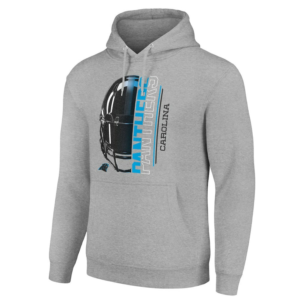 Carolina Panthers  Starter Unisex Half Helmet Logo Pullover Hoodie