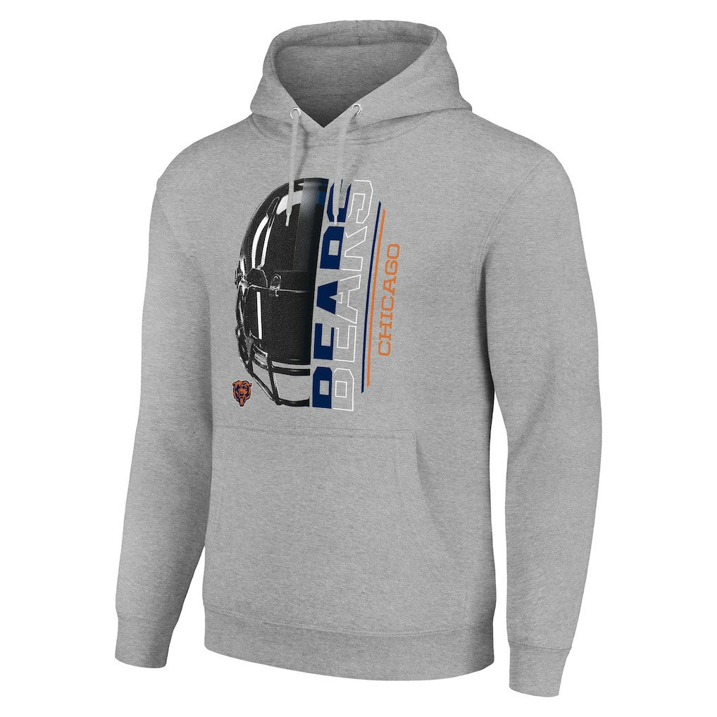 Chicago Bears  Starter Unisex Half Helmet Logo Pullover Hoodie