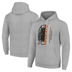 Cincinnati Bengals  Starter Unisex Half Helmet Logo Pullover Hoodie