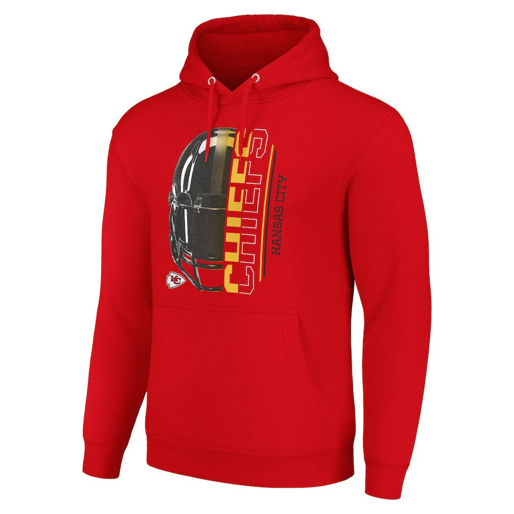 Kansas City Chiefs  Starter Unisex Half Helmet Logo Pullover Hoodie